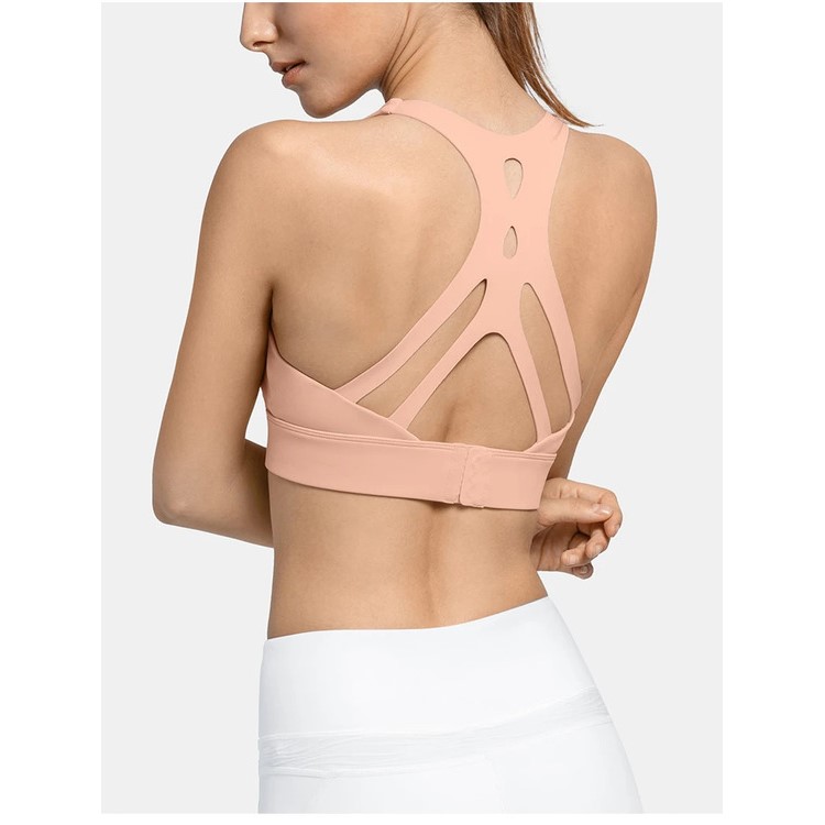 Ladies Nude Color Sports Bra Underwear Sexy Back Yoga Sports Bras
