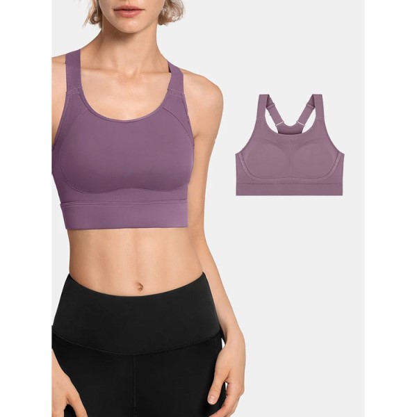 Women High Impact Support Vest Shockproof Sports Bra  