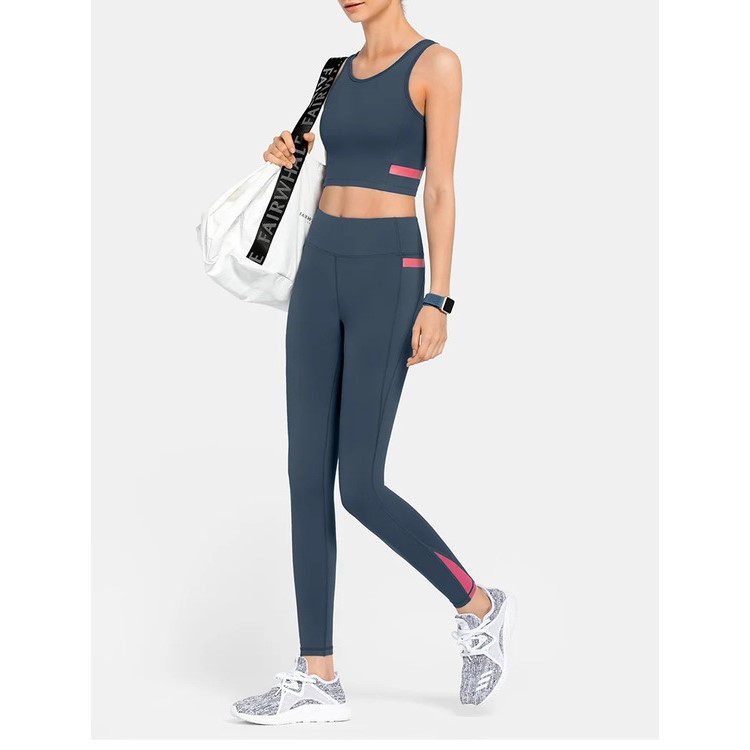 Womens Crop Tank Tops Workout Running Sports Bra Top Fitness