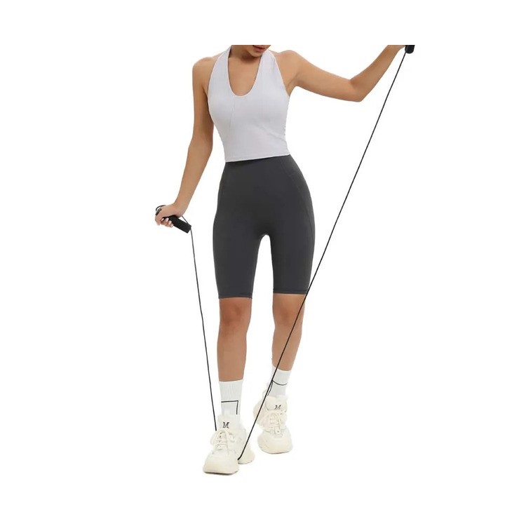 Sports Wear Sexy Back Halter Neck Sports Bra Tank Tops for Women