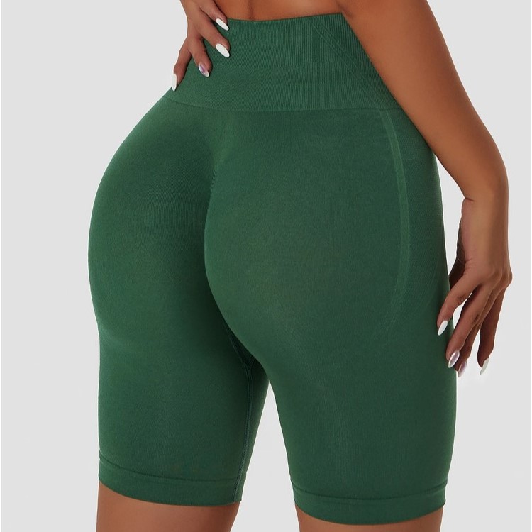Women Hip Lift Scrunch Butt Yoga Leggings Outdoor High Impact Biker Shorts