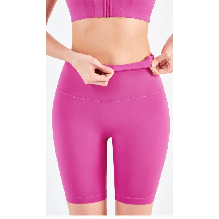 Workout Fitness Yoga Shorts For Women Tummy Control High Waist Biker Shorts
