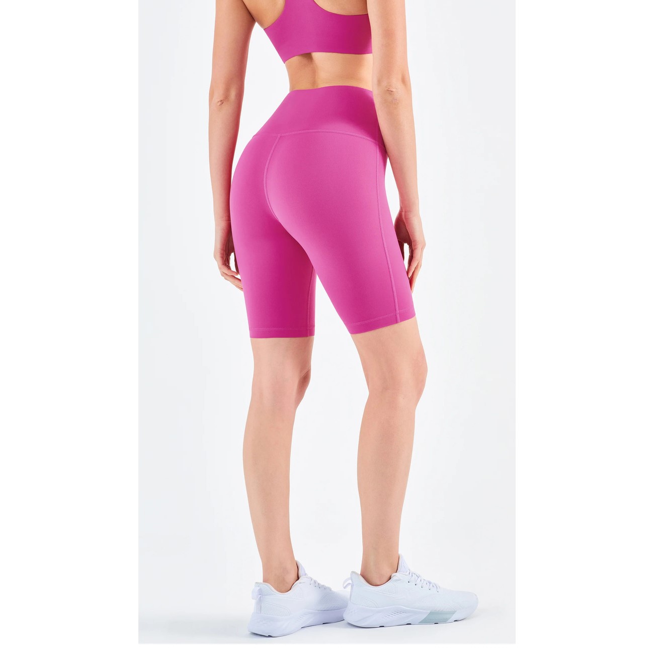 Workout Fitness Yoga Shorts For Women Tummy Control High Waist Biker Shorts