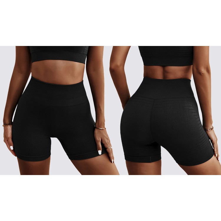 Seamless Women Butt Lift Yoga Legging Outdoor Cycling Gym Shorts