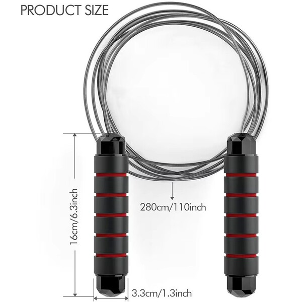 Adjustable Foam Bearing Skipping Rope