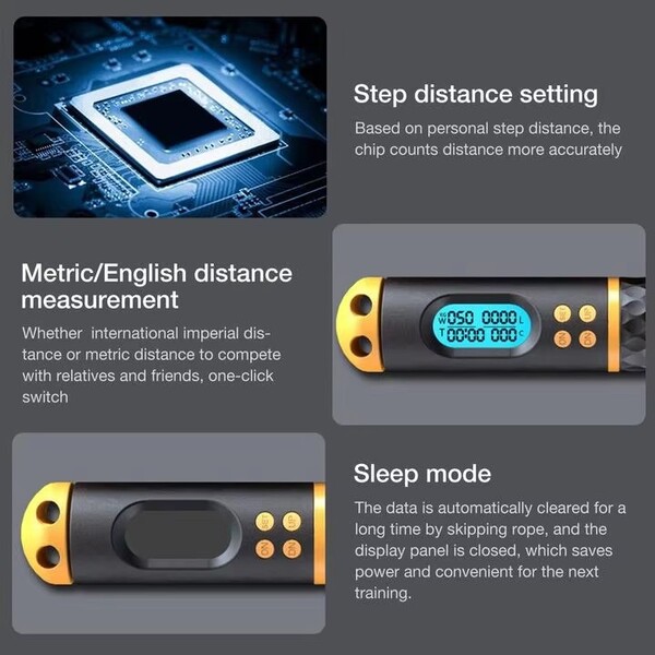 Digital Counter Non slip Handle 2 in 1 Intelligent Cordless