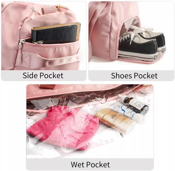 Pink Sport Yoga Gym bag