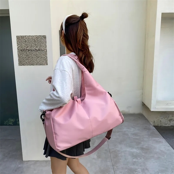 Womens Nylon Gym Travel Bag